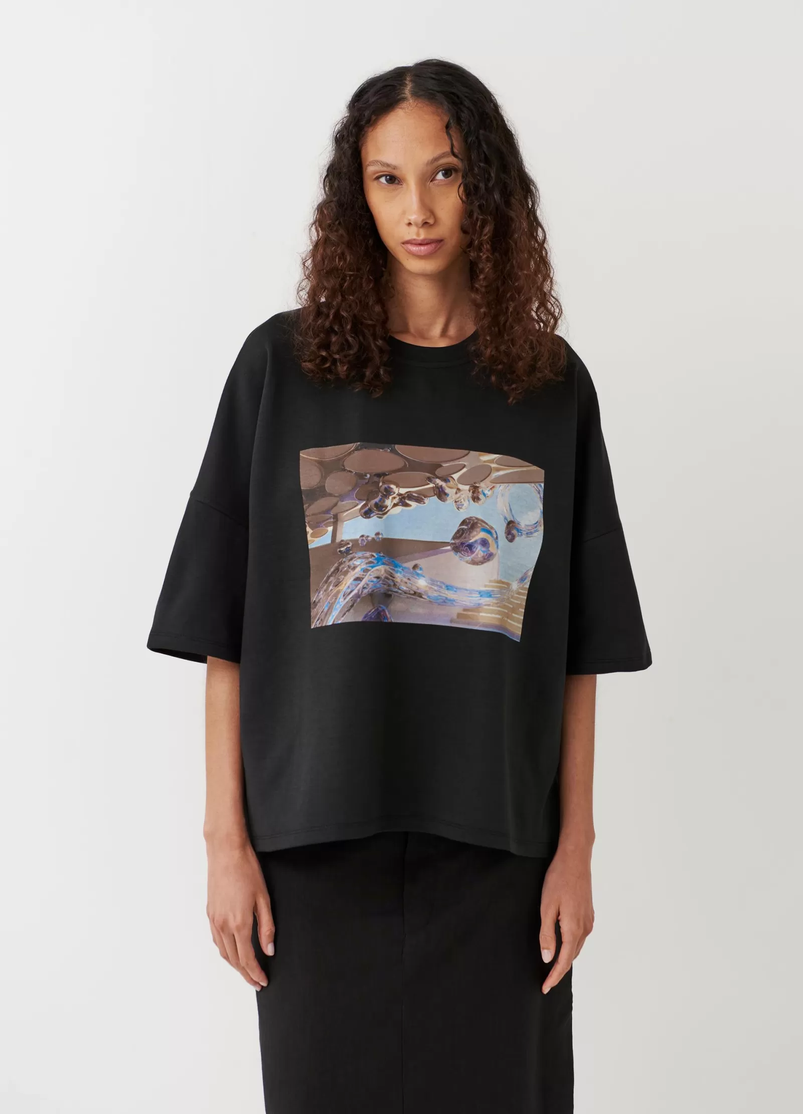 Shop Boxy T-Shirt X Micky Ho Dames T-Shirts